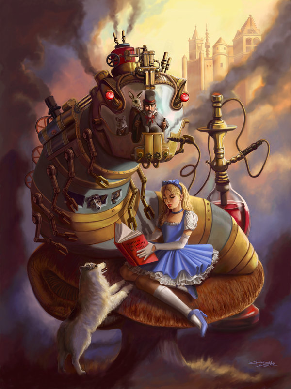 Steam Punk Alice in Wonderland by rebelakemi