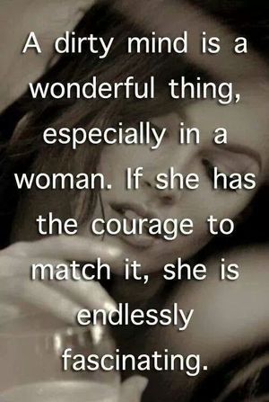 Okay….I have the dirty mind, at least.