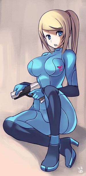Samus just being cute