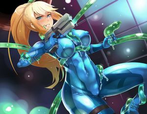 Samus Figthing tentacle porn