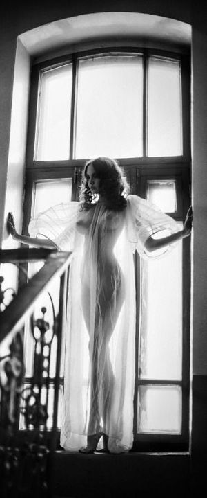 Sexy sheer nightgown