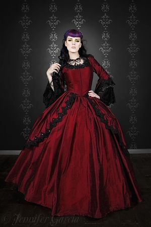 Gothic Silk Marie Antoinette Fantasy Gown Your by RomanticThreads
