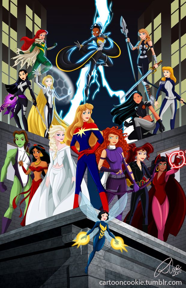 Disney Meets Marvel by racookie3