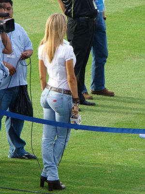 Ines Sainz's remarkable ass!