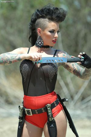 Christy Mack as amazon