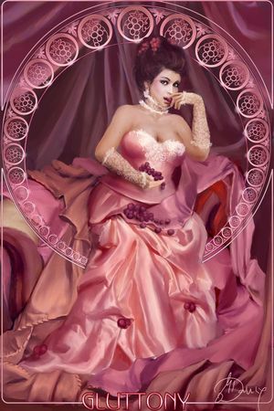 The Seven Deadly Sins:GLUTTONY by dahlig