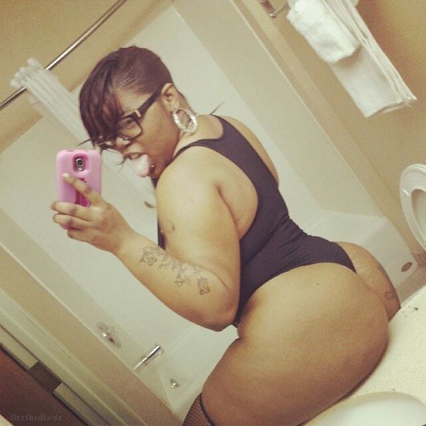 Phat Ass Black Girl Taking A Selfie