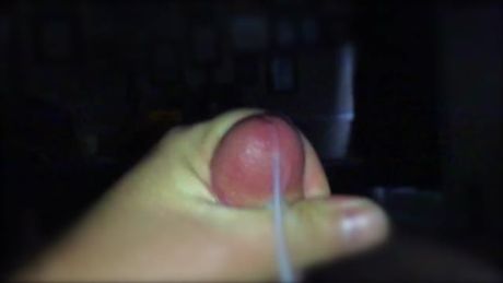 Another slow motion cum shot... This was after an early morning masturbation session and just before my third blast of the day.