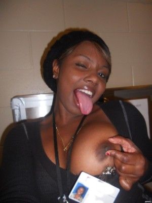 Slutty Black Chick With Big Boobs