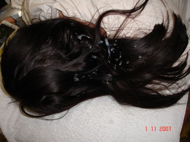 Cum In Her Hair CumSlut Free Porn Pics