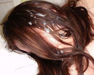 Cum In Her Hair CumSlut Free Porn Pics