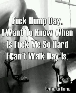 Fuck hump day