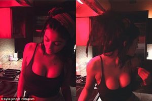 New look: Kylie Jenner shared an Instagram snap of herself on Friday sporting a new dreadlocks hair style
