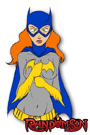 Batgirl Peekaboo by randomsin