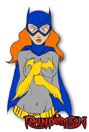 Batgirl Peekaboo by randomsin