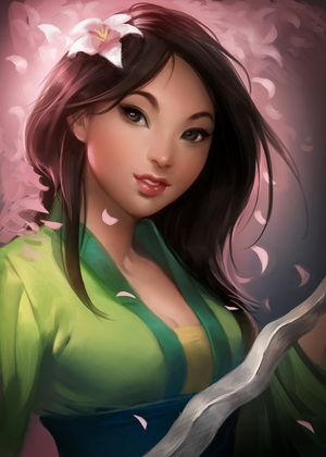 Hua Mulan by sakimichan