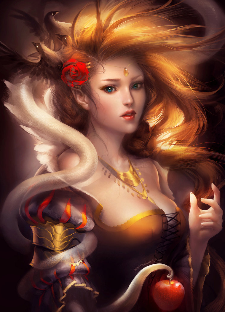 Snow White and the Huntsman Inspired by sakimichan