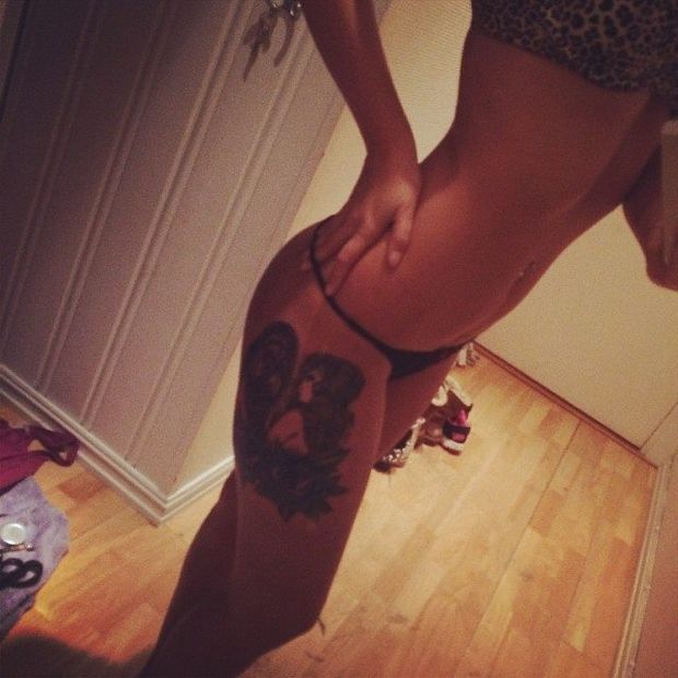 Norwegian Amanda Forsberg selfie