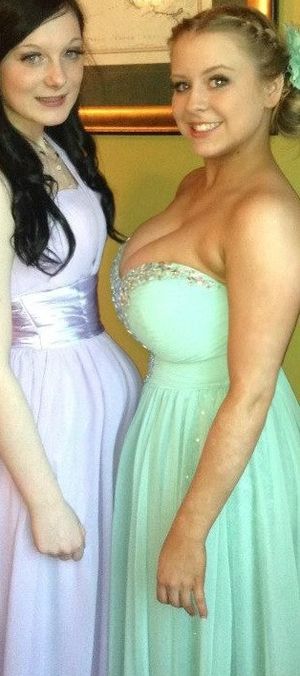Big titty prom date