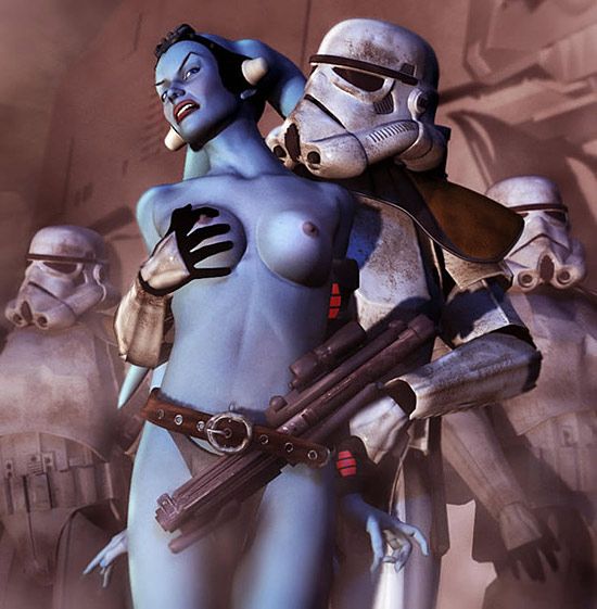 Clone Trooper fucks Aayla Secura