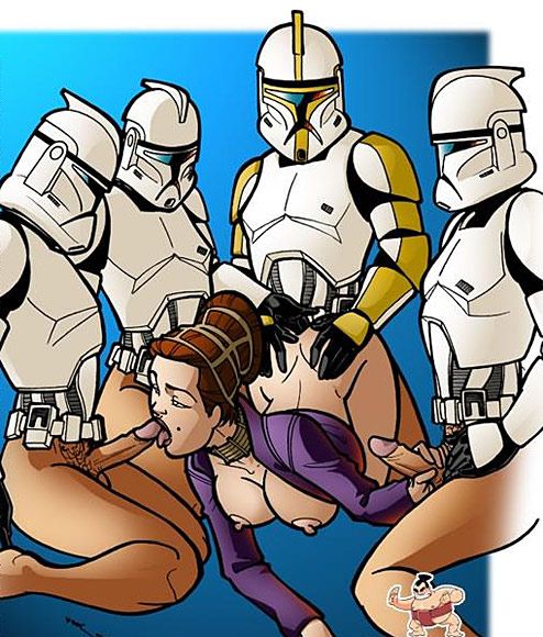 Padme Amidala is gangbanged