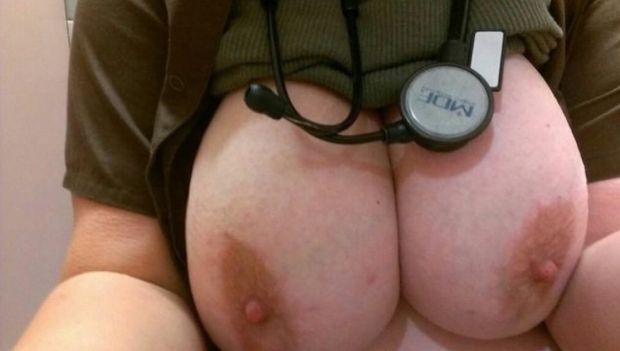 Big tit nurse