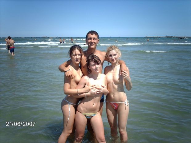 3 embarrassed females