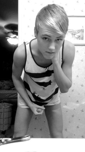 That moment when you catch your little brother jacking off!