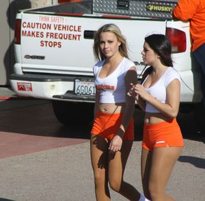 two hooters babes