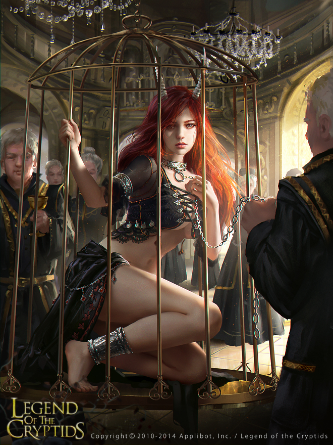 Legend of the Cryptids - Caged Demon Fiorentina by anotherwanderer