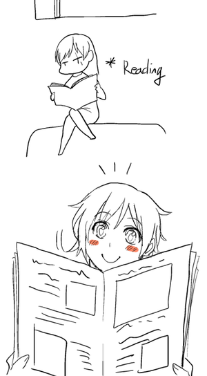 2girls comic kuma_(bloodycolor) lineart long_hair multiple_girls ruby_rose rwby short_hair weiss_schnee