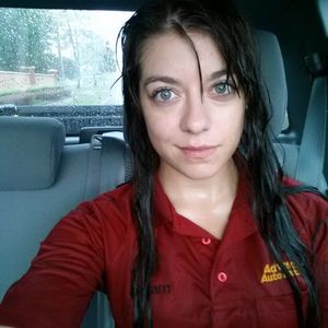 cutie wet at work