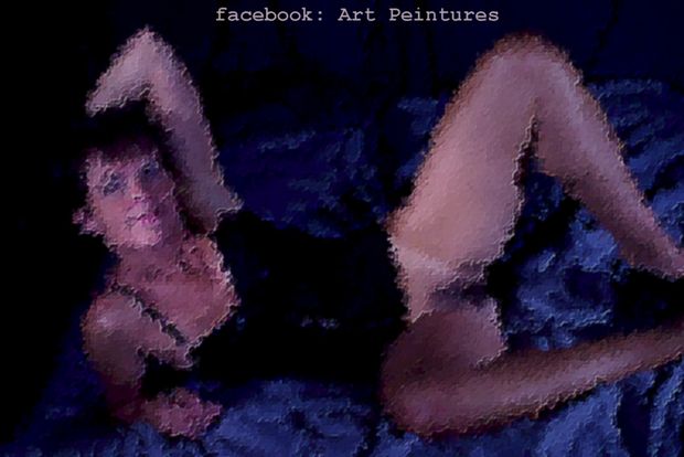 Painting - « La pute poseuse »
