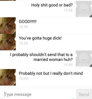 part 3 of a sexy wife getting a dirty text (and loving it)