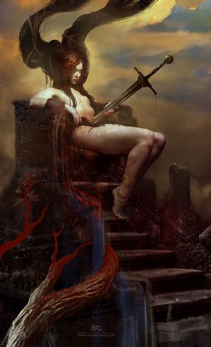 The Impaled Queen by Deharme