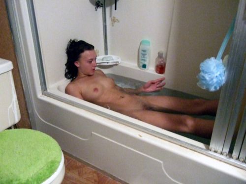 Caught in the tub