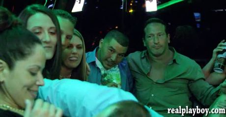 Swingers hot groupsex in Playboy mansion