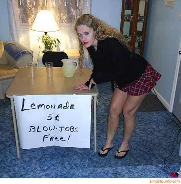 ... and a lemonade pleas