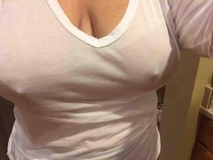 No bra Wednesday. That’s a thing right?...