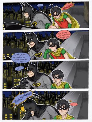 Batman & Robin sneezing