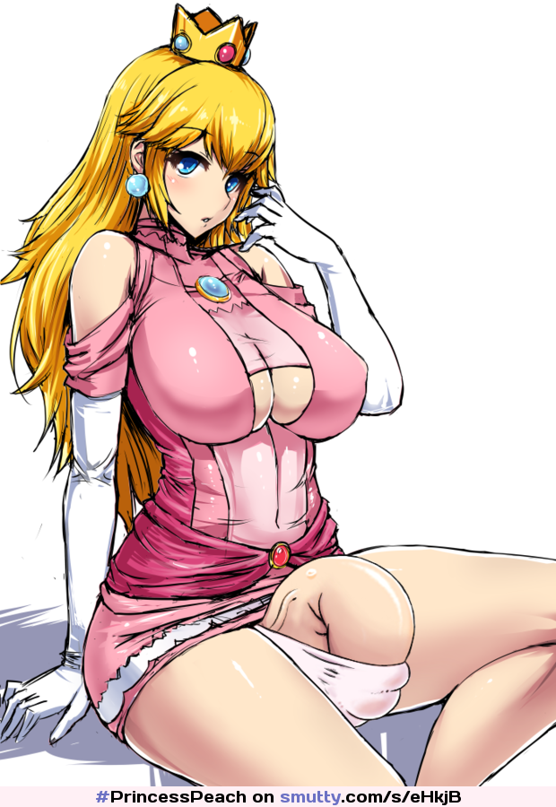 #PrincessPeach #futanari #giantcock #hugetits