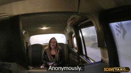 Horny beautiful chick Sam is having a fight with her bf on the phone. She gets hopped on the taxi and she convinces the driver to have sex.