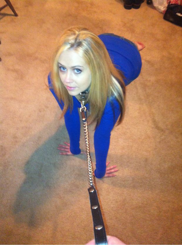 Pretty blonde pet