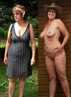 A beautiful lady in a dress, or a totally naked bitch Petra?