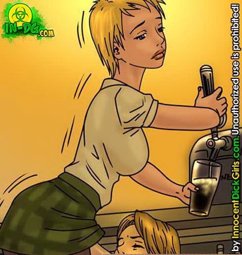 Hot tranny girls in sex comics!