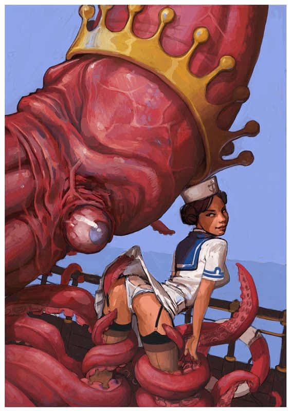 Peeking Octopus