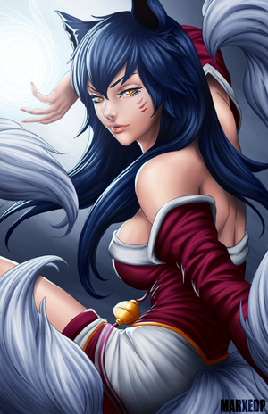Ahri - League of Legends by MarxeDP