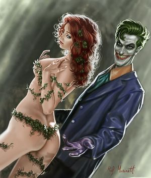Poison Ivy and Joker by RaffaeleMarinetti