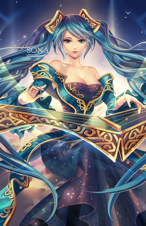 Sona - League of Legends by ofSkySociety