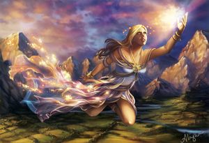 Hemera, Greek Goddess of Day by Alayna